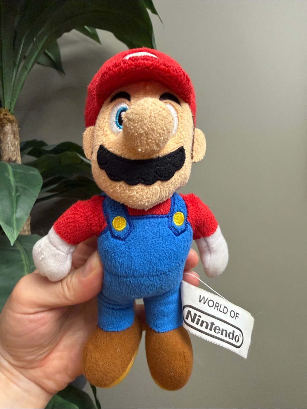 Nintendo Mario Plush World of Nintendo Mario plush toy by Jakks Pacific